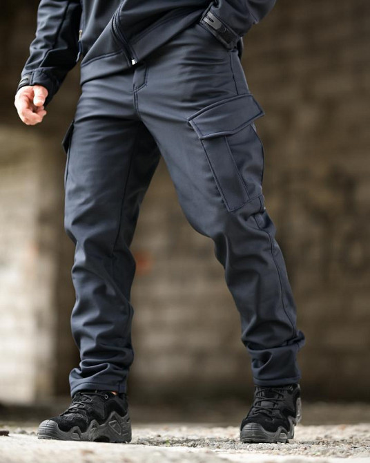 Демісезонний тактичний костюм софтшел DEMENTIOZ синій ДСНС ВТ6840 Одеса - фото 7