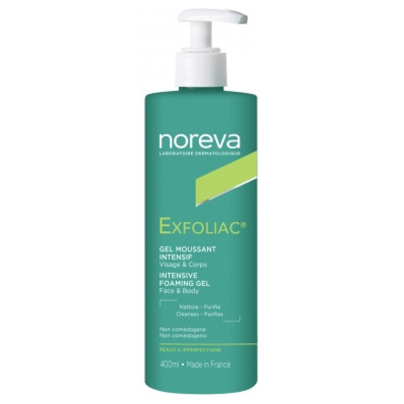 Норева Ексфоліак Інтесивний Очищуючий гель Noreva Exfoliac Intensive Foaming gel 400мл Дніпро - фото 1