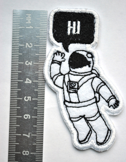 Нашивка патч HI (космонавт) Запоріжжя - фото 2