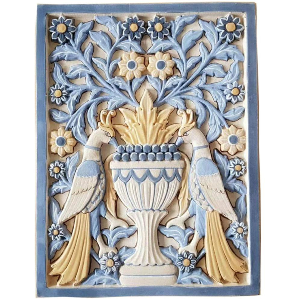 Молд силиконовый Птицы 197 на 150 мм серый Киев - изображение 6