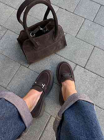 PLPS Туфлі жіночі PLPS R060-6 коричневі (весна-осінь, замша натуральна) (6005) Коломия