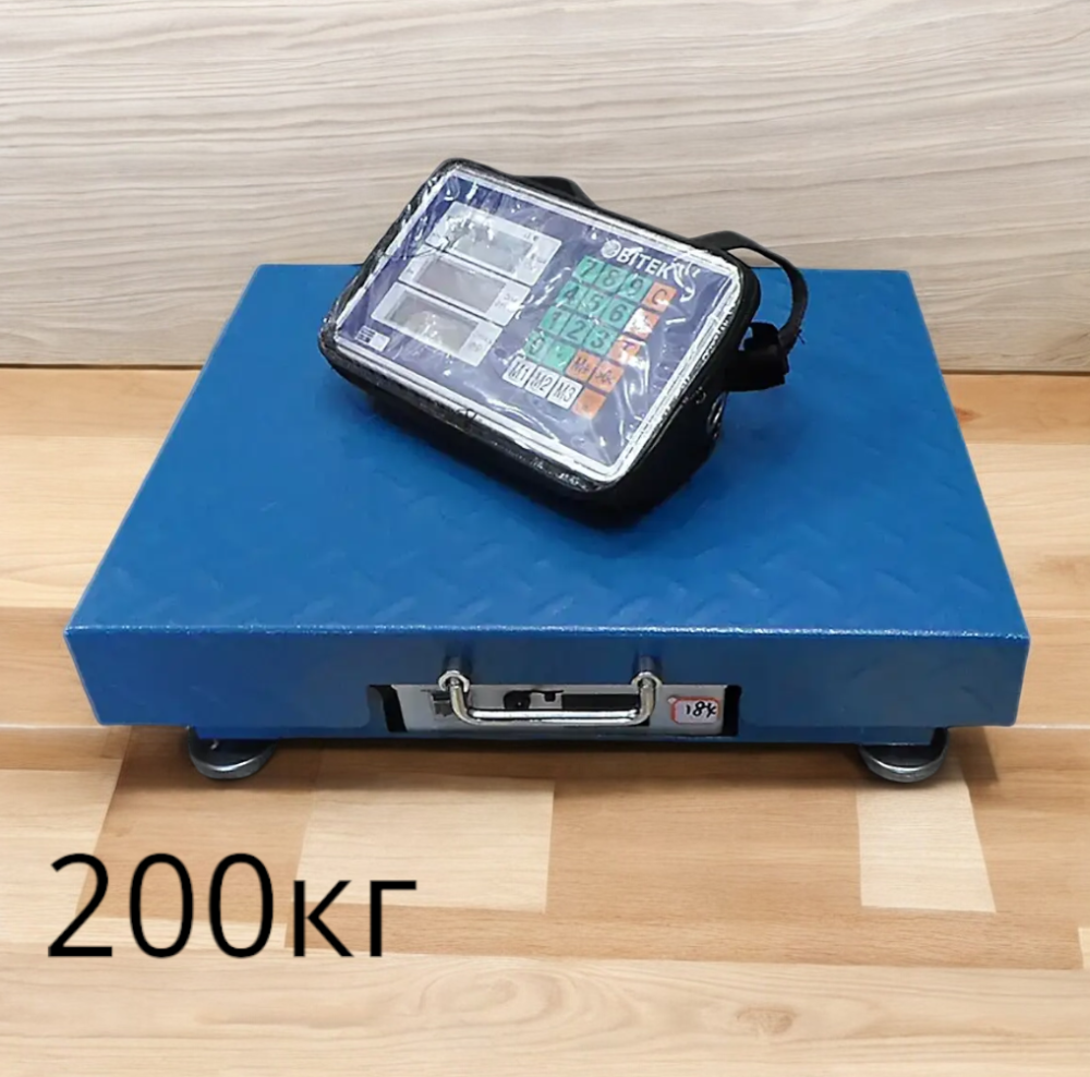 WiFi Весы электронные торговые  на платформе 200кг 32х42см 4В BITEK TCS-R2-200 7499 Одесса - изображение 1