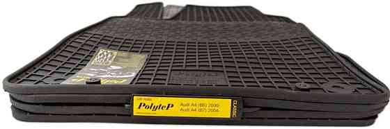 Гумові килимки в салон Audi A4 B6 B7 (2000–2008) з бортиком 1 см, комплект 4 шт Київ