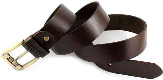 Ремень SHVIGEL мужской 00023 Коричневый Киев