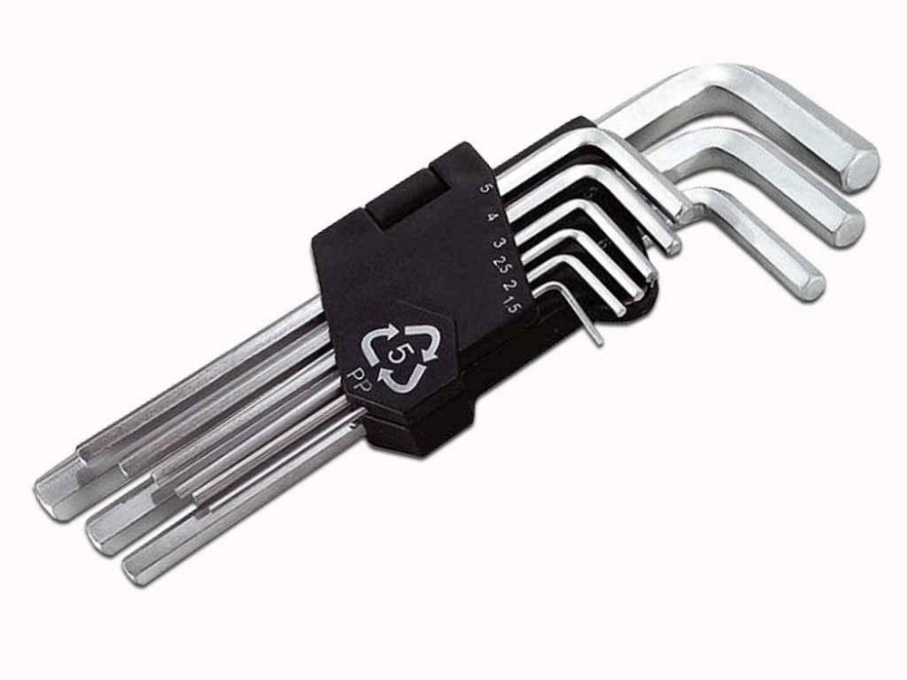 Набор шестигранников Cr-V (9шт) длинные 75-0956 ТМ MASTER TOOL Киев - изображение 1