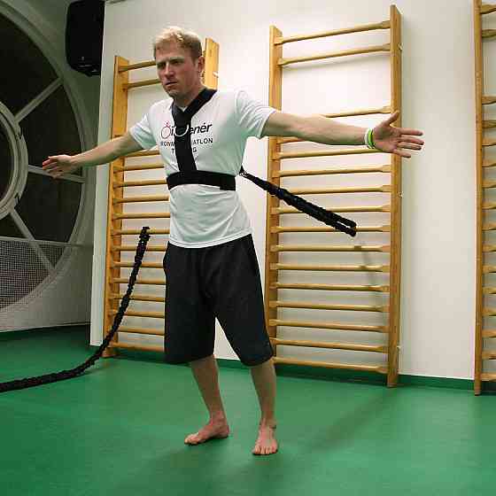 Лента эспандер для упражнений inSPORTline Byfaster RS1300 черная Киев