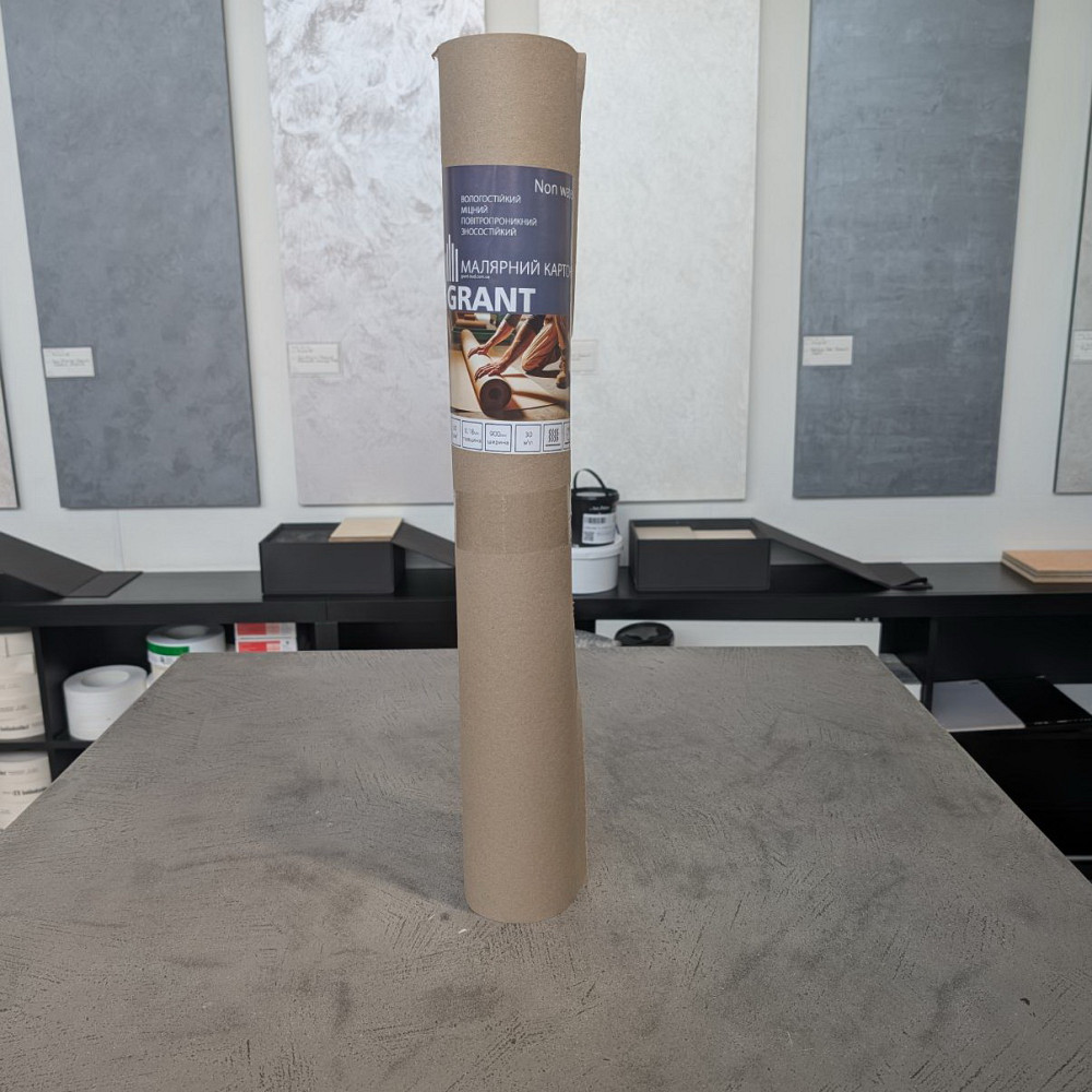 Картон малярний вологостійкий GRANT "Non water" 125 гр/м² 0.18*800 мм (30 м.п.) Київ - фото 3