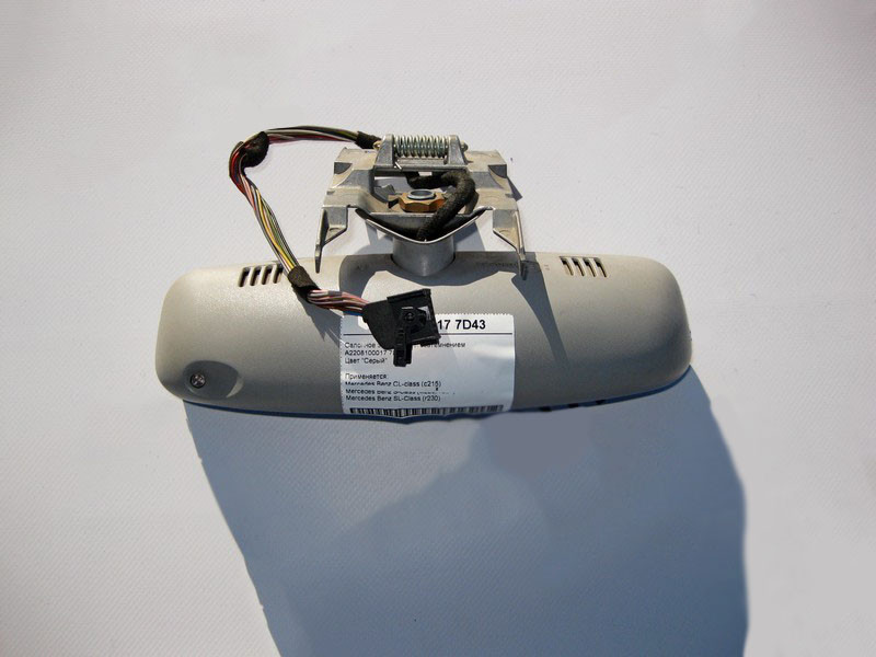 Mercedes-Benz  A2208100017 7D43 Салонне сіре дзеркало з автопотемнінням S-Class W220 CL C215 SL R230 Одесса - изображение 2