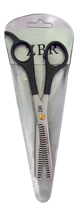 Ножиці для філіровки Zauber 6,5" двосторонні для навчання та дому Запоріжжя - фото 1