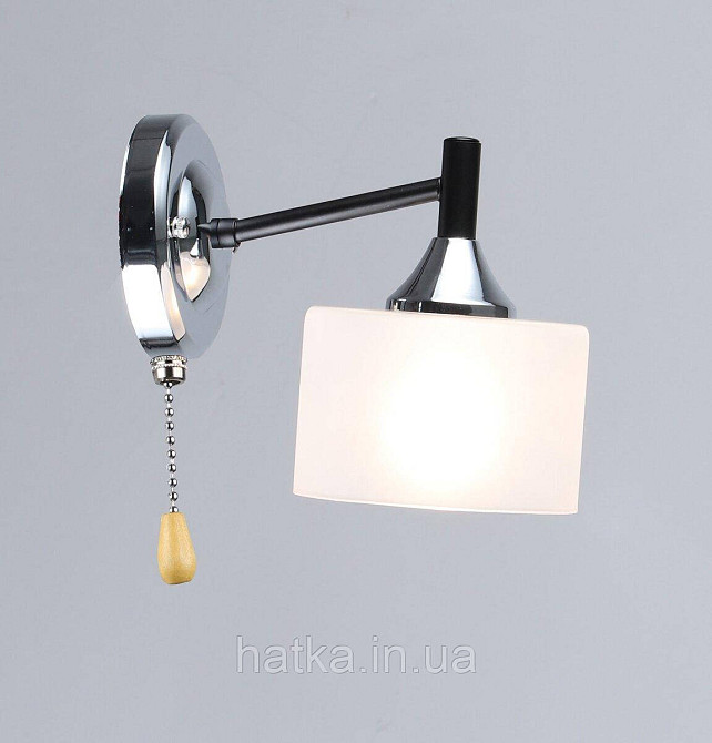 Бра A4412/1W Черный+Хром Киев - изображение 1