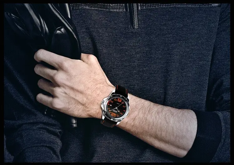 Чоловічий наручний годинник Skmei Robby Steel 0992S (Чорний) Вінниця - фото 5