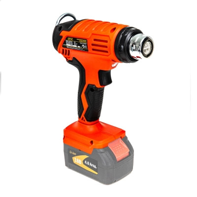 Строительный фен GTM HGC18/550, 18V, 350/550С, 160/200л/мин (без АКБ и ЗП) (HGC18/550_BARE TOOL) Винница - изображение 2