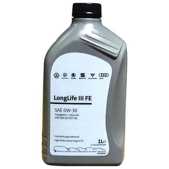 Олива моторна VAG 0W-30 LongLife III 1L (504.00/507.00) Ковель