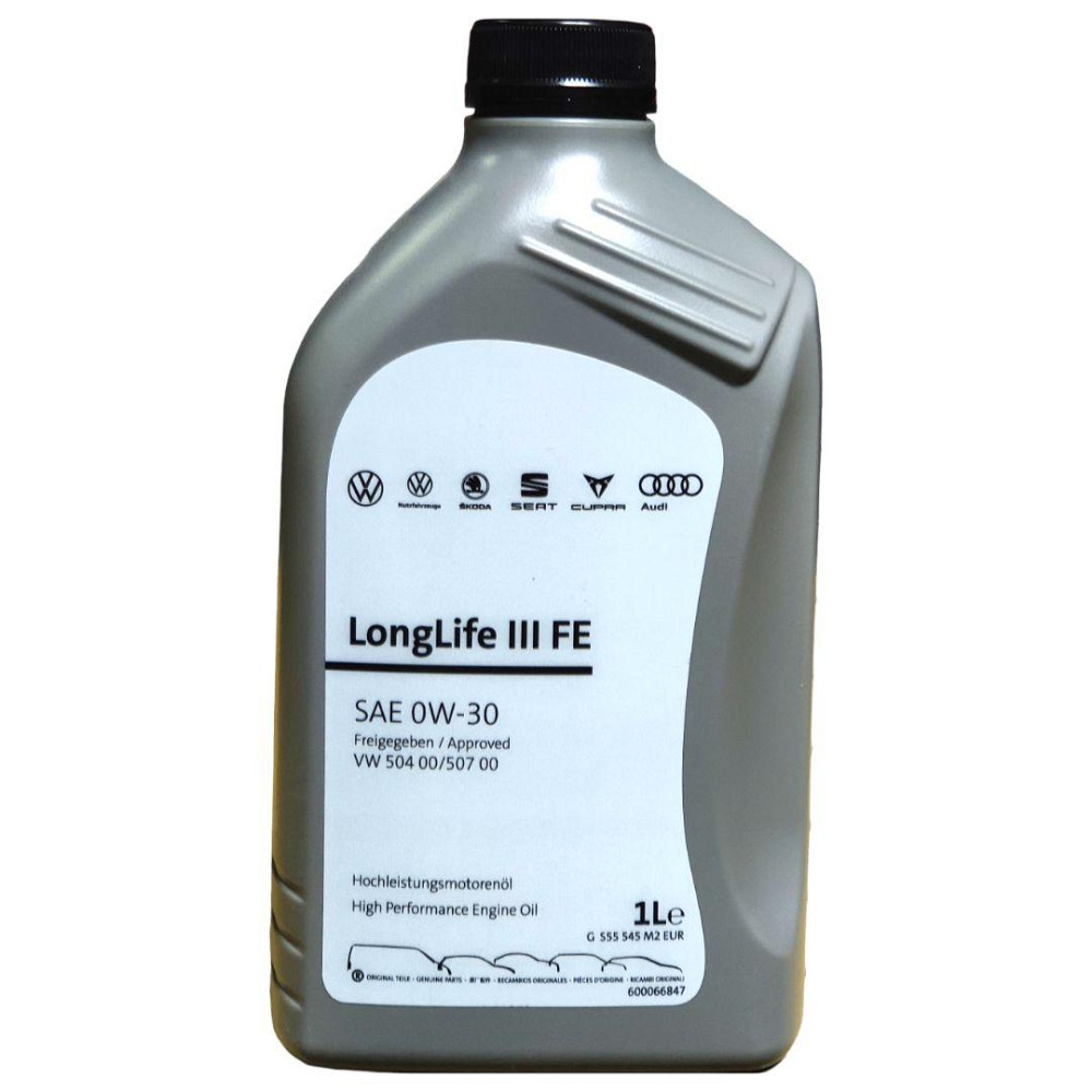 Моторное масло VAG LongLife III FE 0W-30 1л Ковель - изображение 1