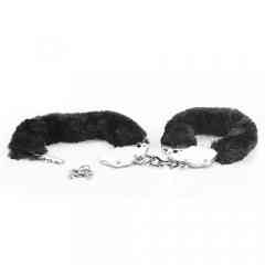 Наручники - Fetish Pleasure Fluffy Hand Cuffs Black Sex Aura Київ