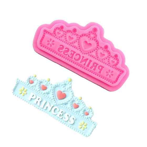 Молд силиконовый Корона 130 на 65 мм розовый Киев