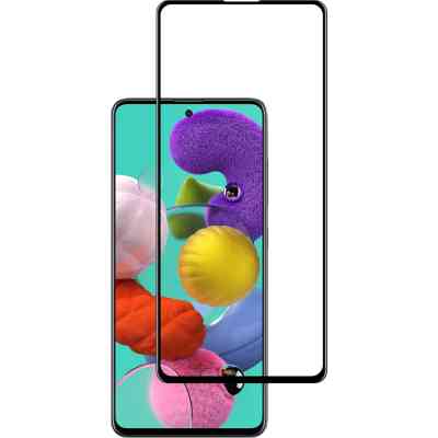 Скло захисне ACCLAB Full Glue Samsung A71 Black (1283126508622) Вінниця