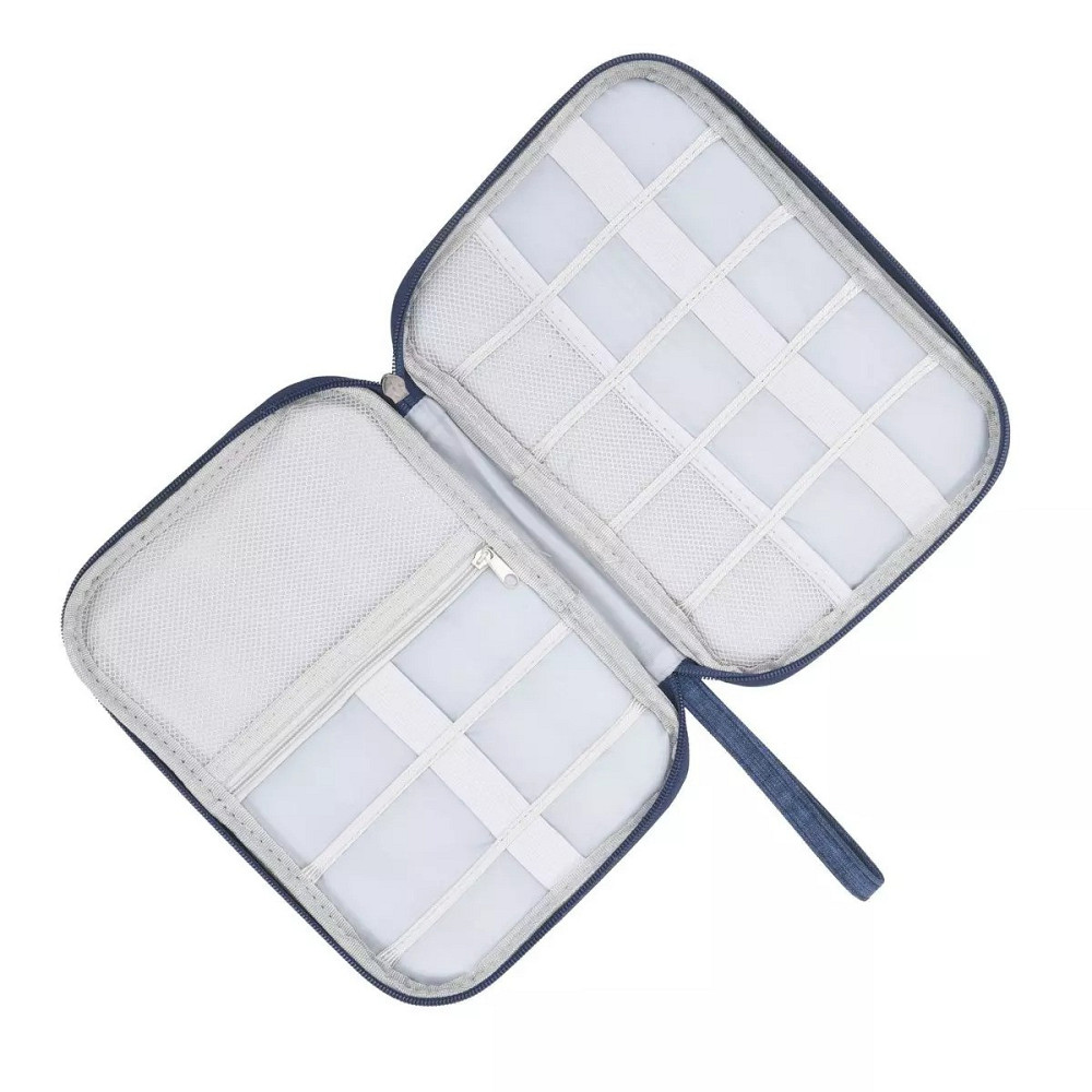 Сумка портативная для гаджетов и акссесуаров,дорожняя,синяя Каменец-Подольский - изображение 3