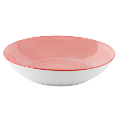 Тарелка Vittora Тропічний персик 650 мл 20 см Супова (VT-P-2200TP) Винница - изображение 1