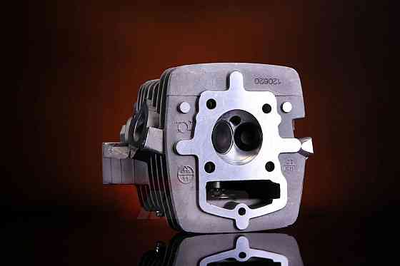 Головка цилиндра 4T CB125 (в сборе, + клапаны, крышка) -2 Мукачево