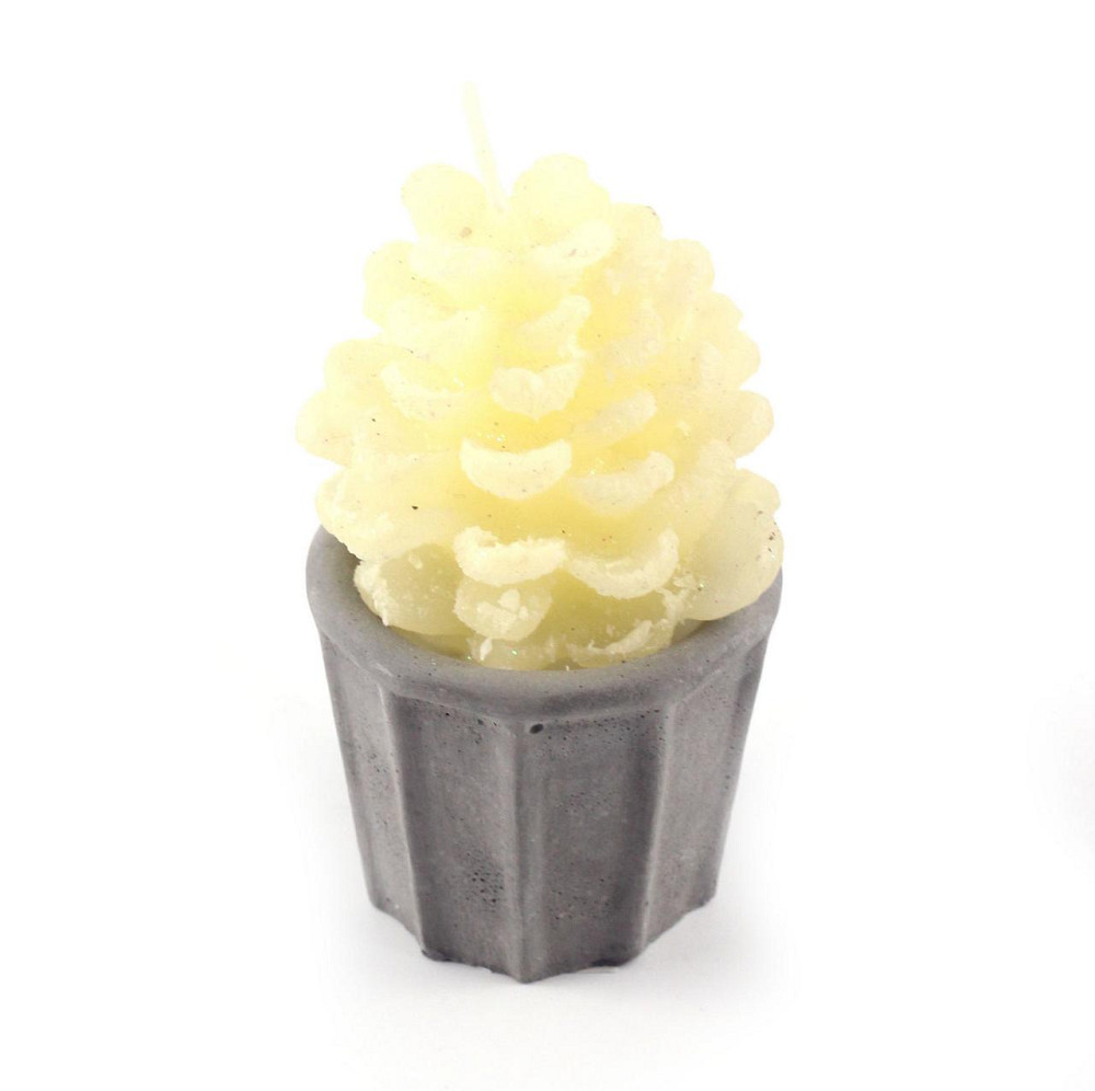 Свічка "Шишка у снігу", біла Рівне - фото 2