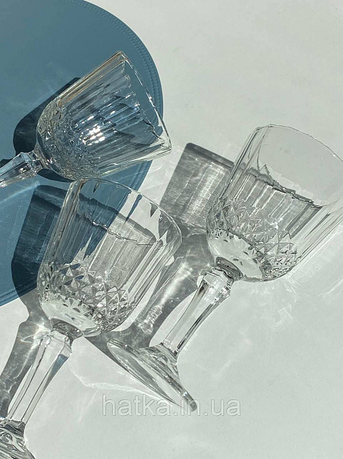 Набір келихів 6 шт "Джесика" 215 мл для вина прозорий для дому та ресторану Київ - фото 3