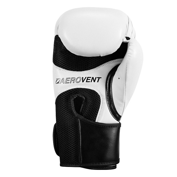 Боксерські рукавиці TITLE Boxing Vegan Gloves White/Black 12 oz (капа в комплекті) Кам'янське - фото 7