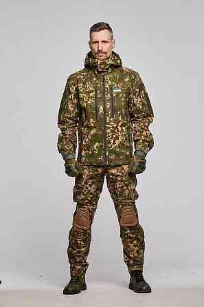 Армейские мужские летние брюки хищник ,военные брюки рип стоп с наколенниками и липучками под колено Львов