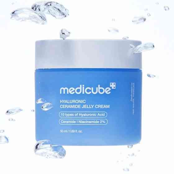 Увлажняющий крем-желе с гиалуроновой кислотой и керамидами Hyaluronic Ceramide Jelly Cream Medicube 50 мл Киев