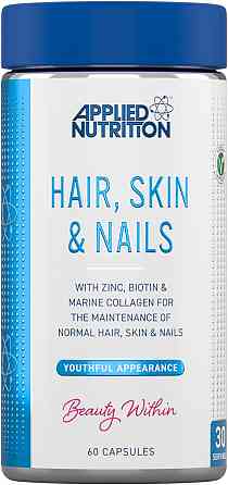 Комплекс для волос, кожи и ногтей Applied Nutrition HAIR, SKIN & NAILS 60 CAPS Луцк