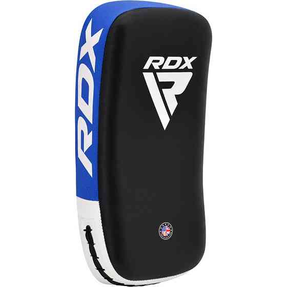 Пади для тайського боксу RDX T1 Curved Thai Kick Pad Blue (1 шт.) Кам'янське