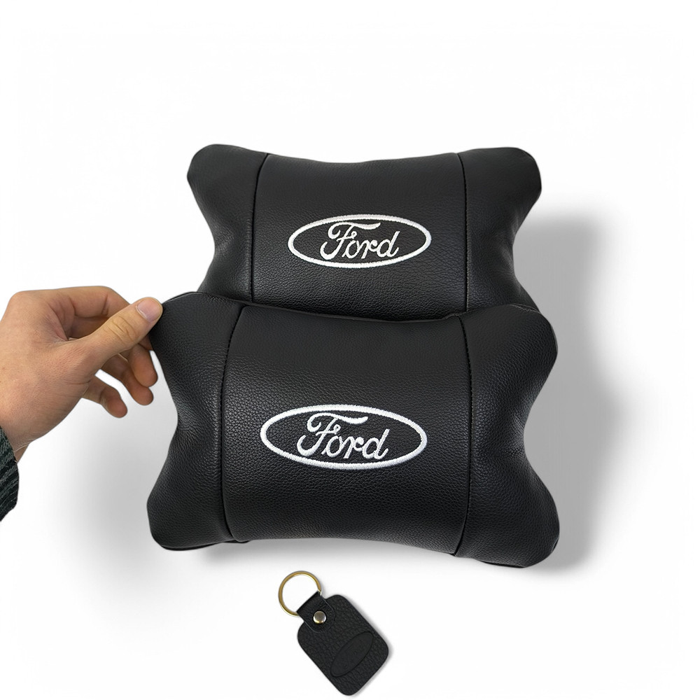 Декоративные подушки с логотипом Ford, Подушка для поддержки головы в машине, Авто подушки в машину PL-59 Львов - изображение 11