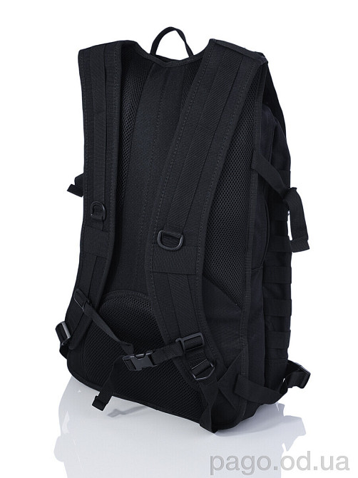 Штурмовий армійський військовий рюкзак мультикам на 36 літрів, тактичний надійний рюкзак 36 літрів Чорний Одеса - фото 3