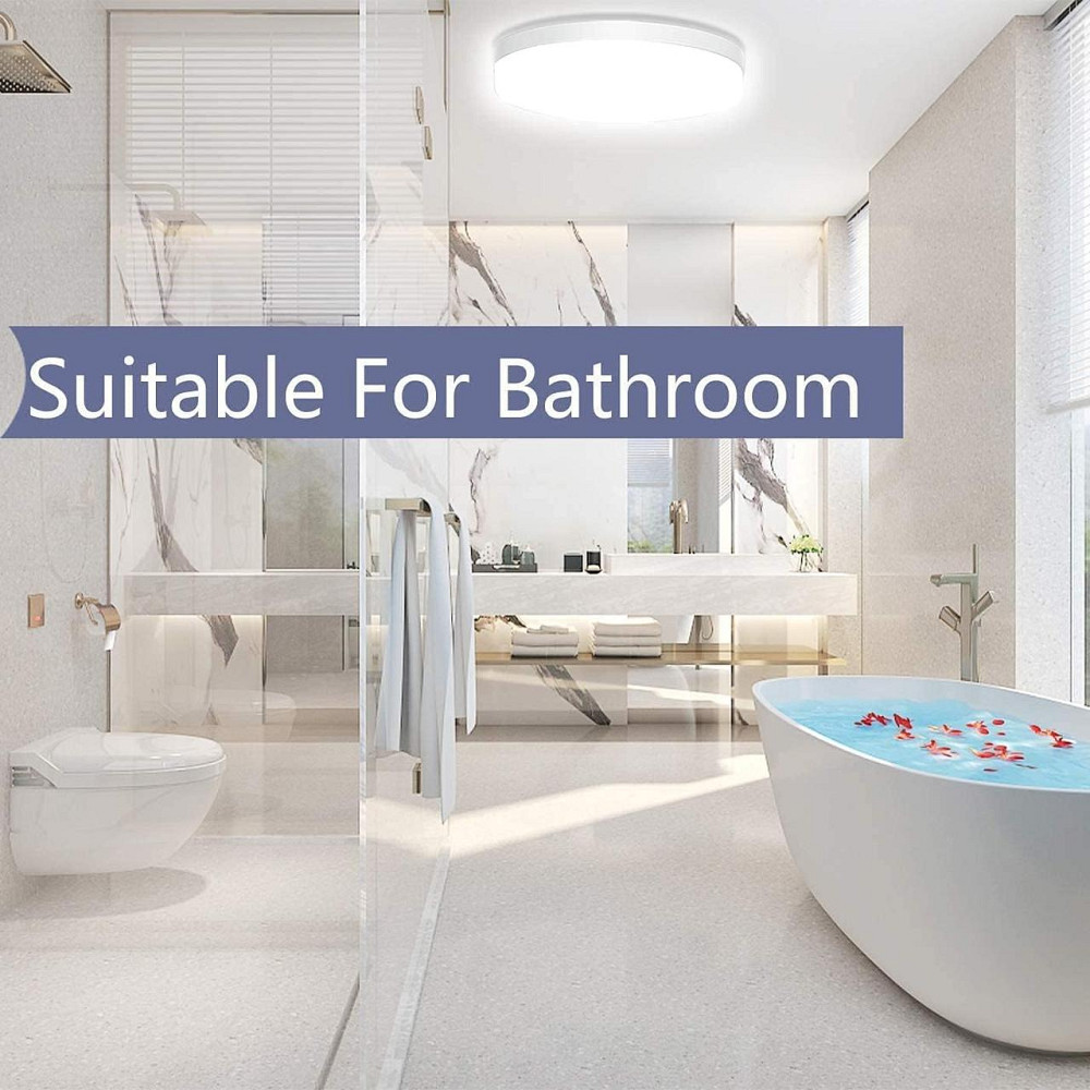 Светильник потолочный круглый LED 23 см, 36W, холодный белый свет 6500K, встроенная светодиодная лампа, люстра Киев - изображение 6