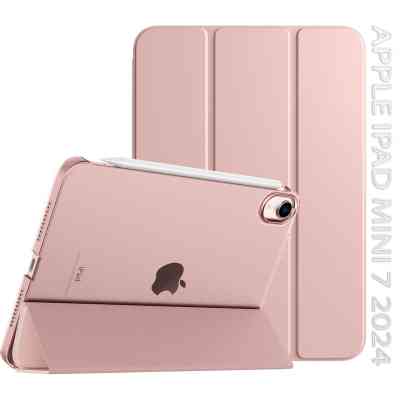 Чехол для планшета BeCover Tri Fold Hard Apple iPad Mini 7 2024 Rose Gold (712456) Винница