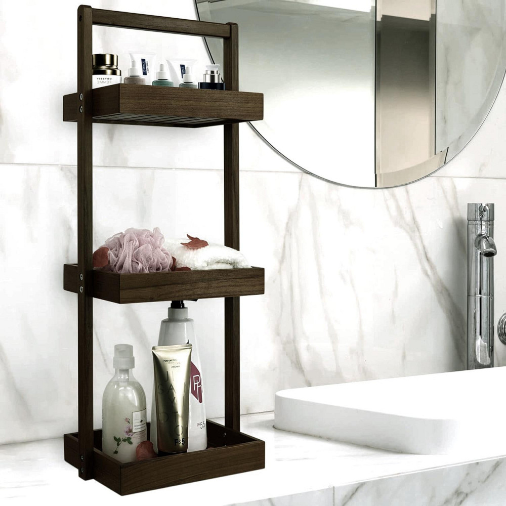 Настільна полиця для ванної "Бонітон 3" мокко Миколаїв - фото 1