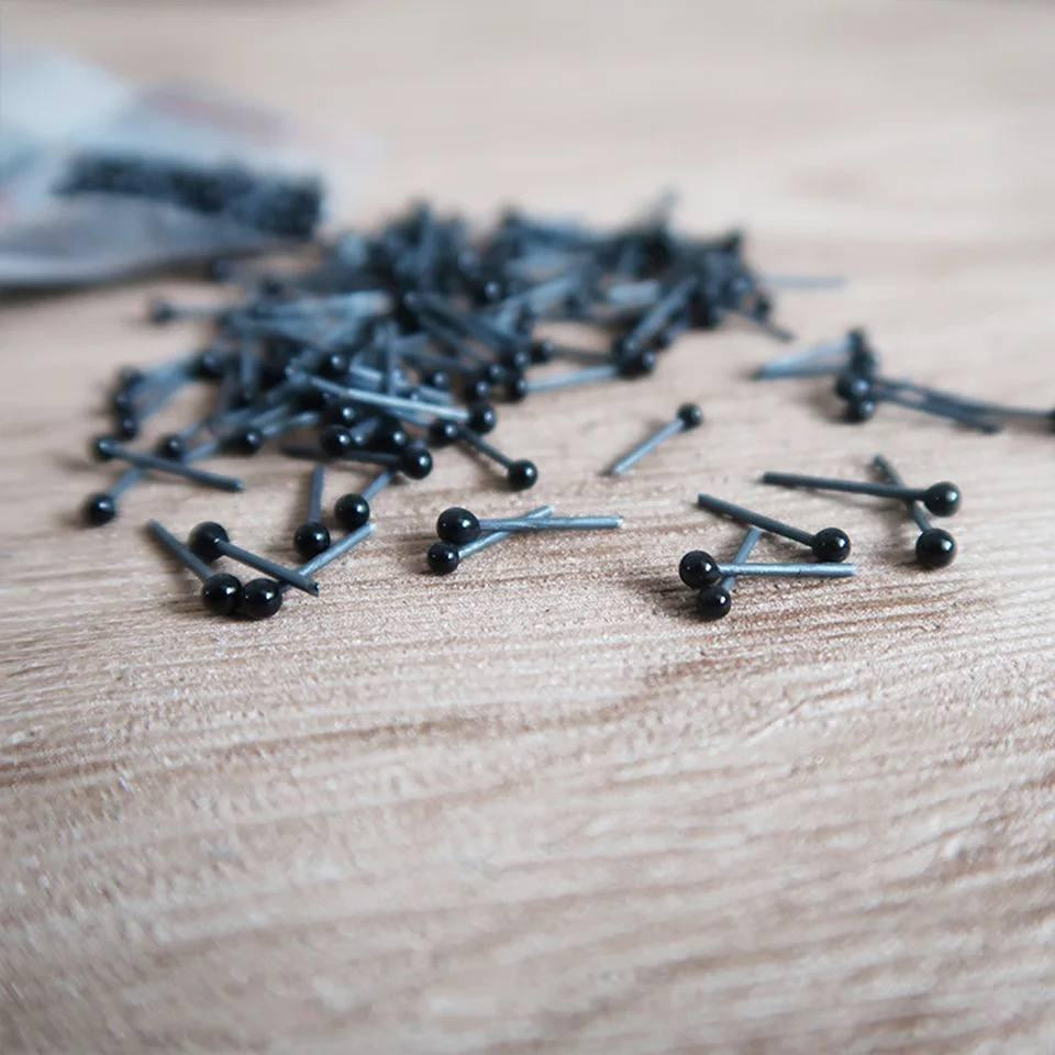 Глаза ДЛЯ ИГРУШЕК, ДИАМЕТР 2 ММ, ЦВЕТ ЧЕРНЫЙ Киев - изображение 2