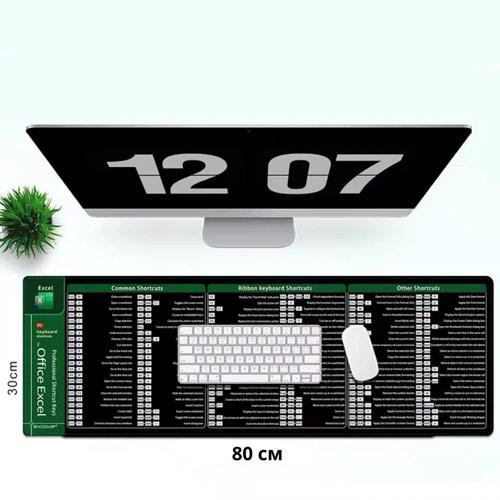 Игровая поверхность, большой коврик для мышки 80x30см, Office Excel Киев - изображение 3
