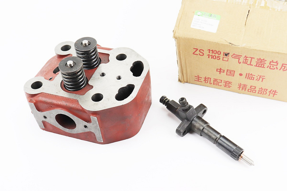 Головка циліндра ZS1100 у зборі + форсунка Київ - фото 1