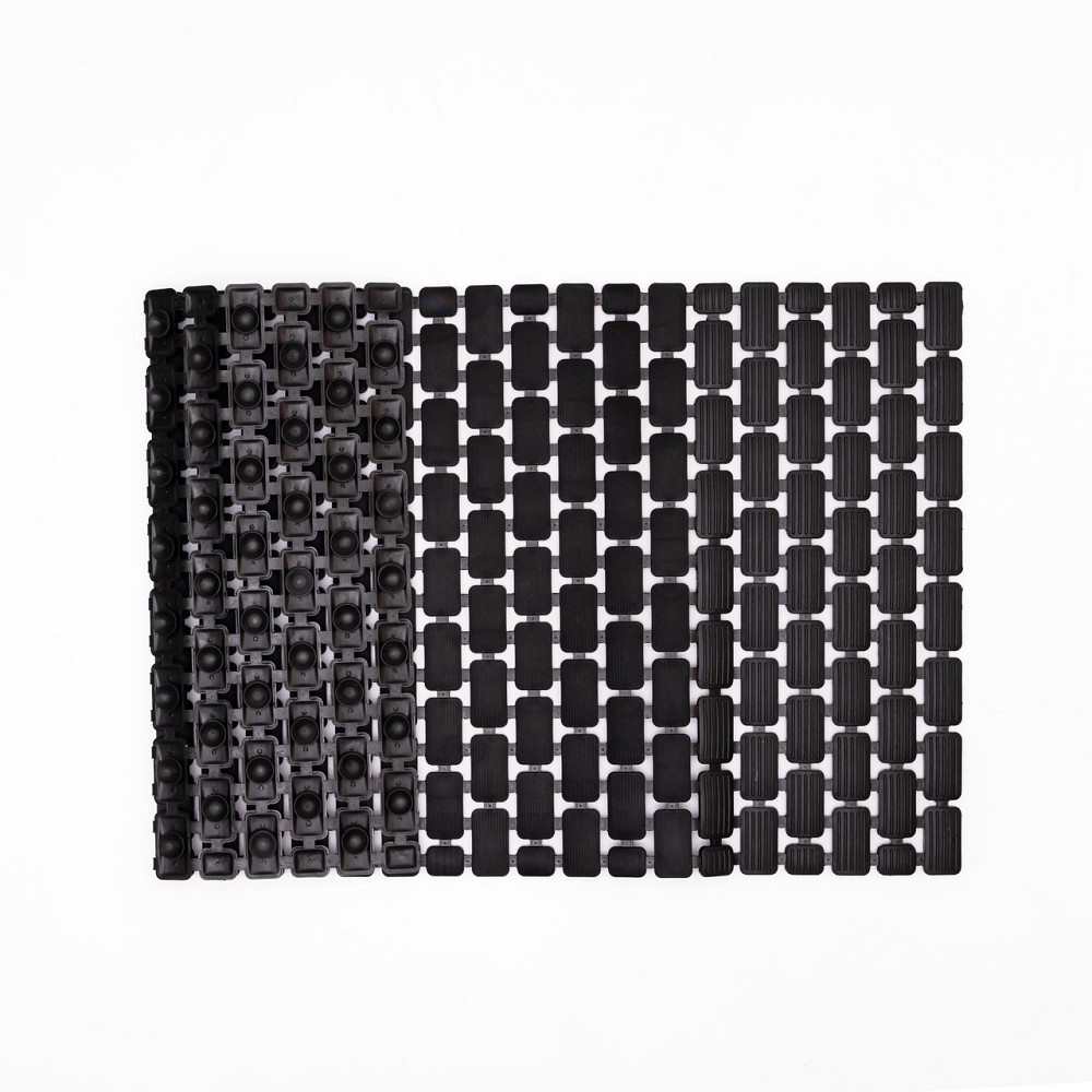 Килимок для душу із полівінілхлориду на присосках 73×40 см Чорний HP-42-8B Коломыя - изображение 4