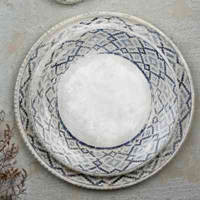 Тарелка By Bone серія "Rug" кругла 21 см (RUG-ZT-21-DZ) Винница