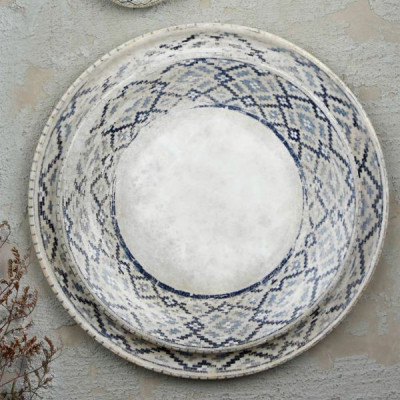 Тарілка By Bone серія "Rug" кругла 21 см (RUG-ZT-21-DZ) Вінниця - фото 2