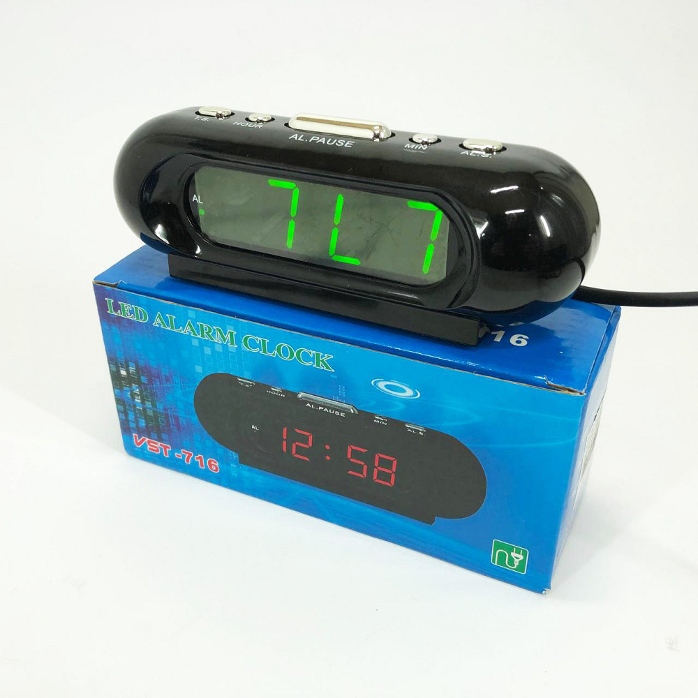 Часы с электронным табло VST-716-2, Умные настольные часы, Часы настольные NL-168 профессиональные электронные Киев - изображение 9