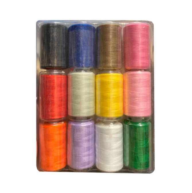 Набор ниток для шитья и вышивки, комплект ниток из 12шт Каменец-Подольский - изображение 2