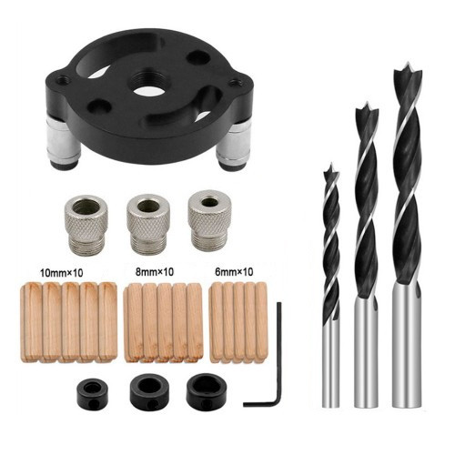 Кондуктор шаблон торцевой для сверления под шкант 6 8 10мм, 37шт аксессуары Винница - изображение 2