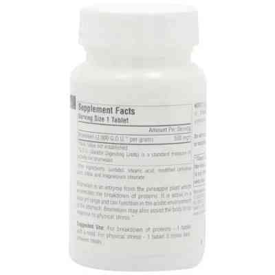 Трави Source Naturals Бромелайн 500мг, 60 таблеток (SNS-01354) Вінниця