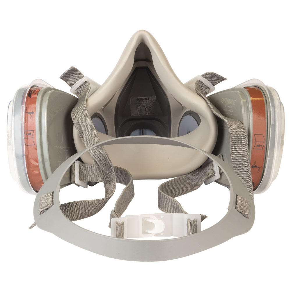 Sigma Полумаска Defender Pro с фильтрами А1 SIGMA (9417491) Коломия - фото 5