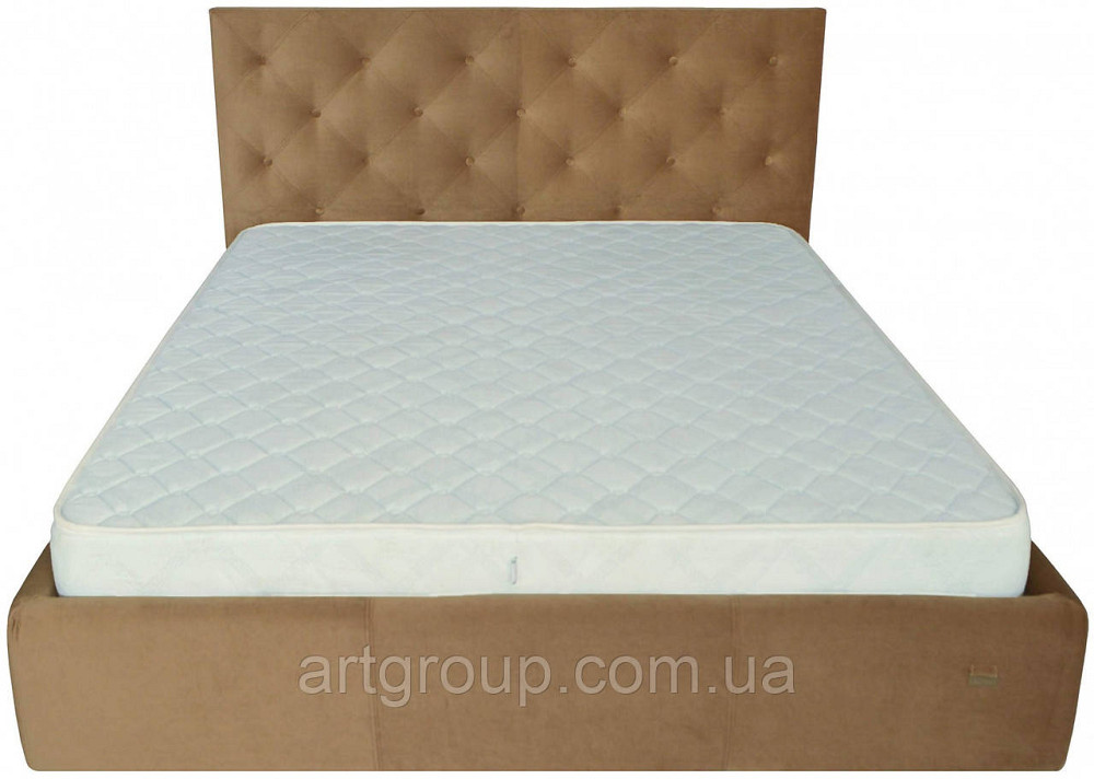 Кровать Двуспальная Bristol Comfort 180 х 200 см Missoni 004 С подъемным механизмом и нишей для белья Светло-коричневый Днепр - изображение 17
