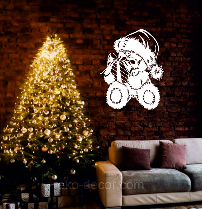 Декоративное настенное Панно «Новый год», Декор на стену 110*88 см Киев - изображение 2