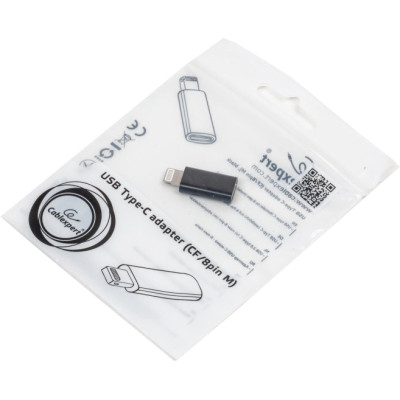 Перехідник USB Lightning (Type-C USB розетка) Cablexpert (A-USB-CF8PM-01) Вінниця - фото 3